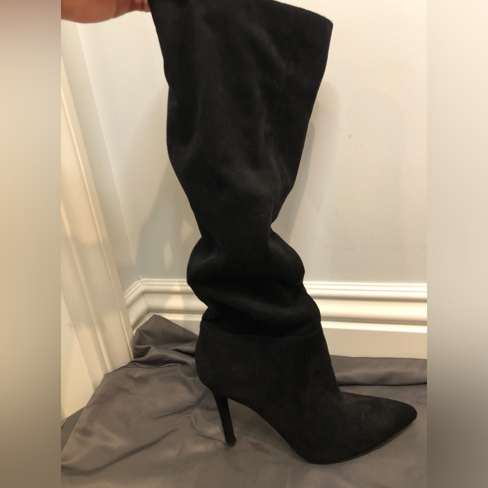 Black slouch Jessica Simpson boot. Worn once! 8.5